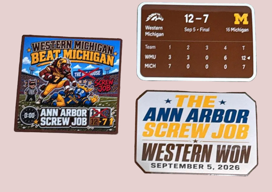 Western Michigan University Sticker Packs